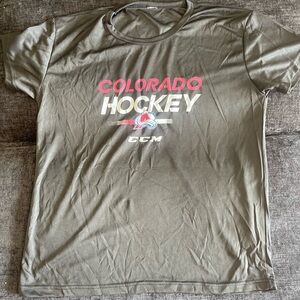 Black Colorado Avalanche Tee